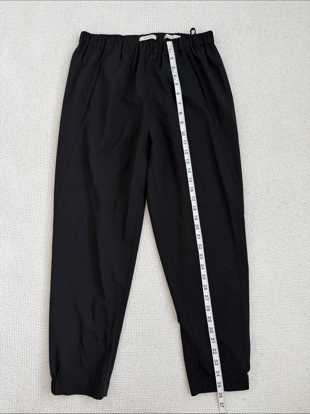 Babaton Italian Wool Blend Trouser Joggers Black Size 4